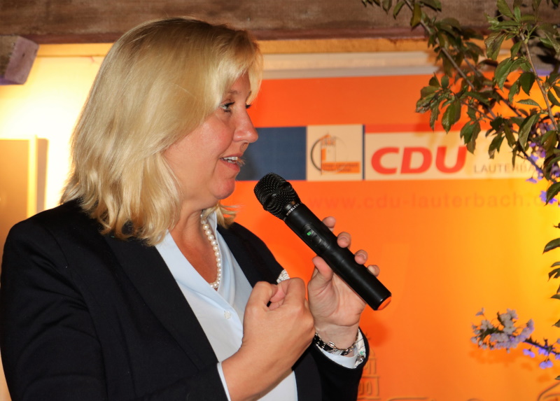 09.42.2022 - Frühlingsempfang 2022 Maar - Die 44jährige Ines Claus ist seit zwei Jahren Vorsitzende der CDU-Landtagsfraktion Hessen.
