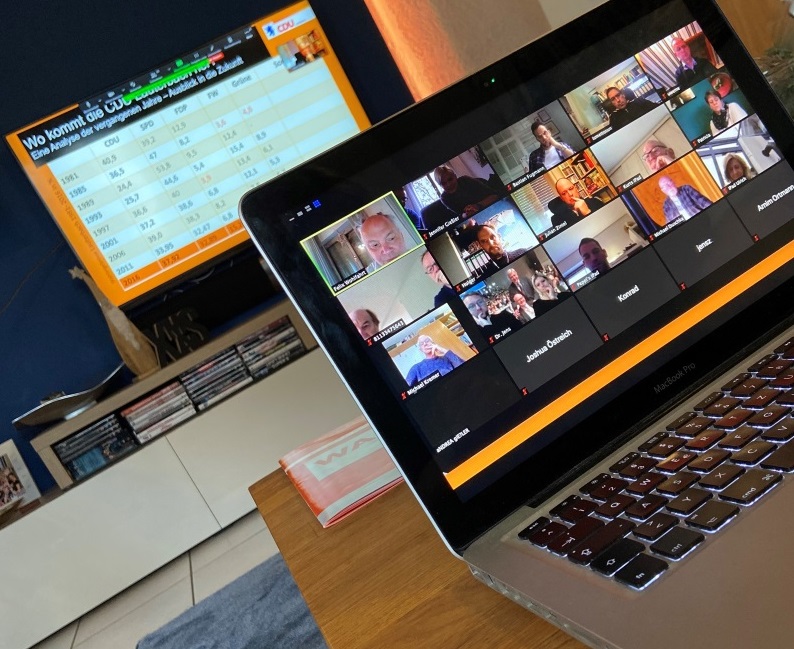 CDU-Fraktionsvorsitzender und Spitzenkandidat Felix Wohlfahrt moderierte die digitale CDU-Kandidatenkonferenz. CDU-Fraktionsvorsitzender und Spitzenkandidat Felix Wohlfahrt moderierte die digitale CDU-Kandidatenkonferenz.